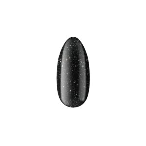 Boska Nails Divine Diffrent Chick 361 - czarny brokatowy lakier hybrydowy 6 ml