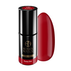 Boska Nails Divine Funny Day No. 331 – Czerwony Lakier Hybrydowy 6 ml