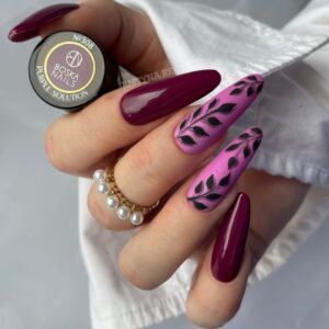 Boska Nails Divine Purple Solution No. 308 – Fioletowy Lakier Hybrydowy 6 ml
