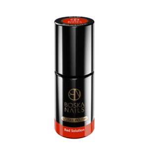 Boska Nails Divine Red Solution 330 - czerwony lakier hybrydowy 6 ml