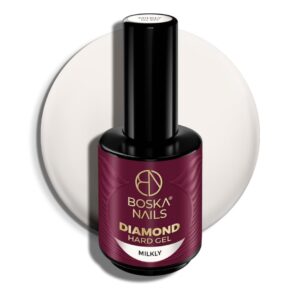 Boska Nails Hard Diamond Gel Milky 277 Żel Budujący Mleczny 15 ml