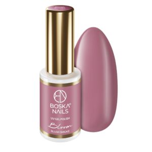 Boska Nails Lakier Hybrydowy Bloom Blush Smoke 587 6 ml – fioletowy lakier hybrydowy z nutą brudnego różu