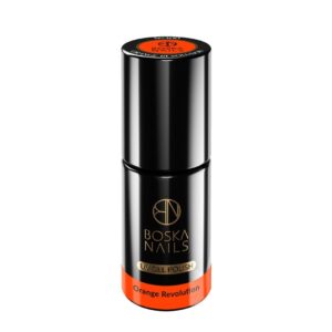 Boska Nails Lakier Hybrydowy Divine Orange Revolution 300 6 ml – neonowy pomarańczowy lakier hybrydowy