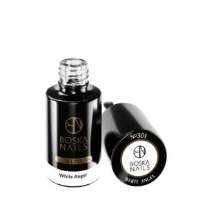 Boska Nails Lakier Hybrydowy Divine White Angel 301 6 ml – biały lakier hybrydowy do frencha