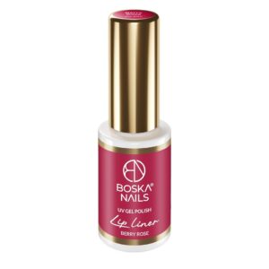 Boska Nails Lakier Hybrydowy Lip Liner Berry Rose 597 6 ml – malinoworóżowy lakier hybrydowy