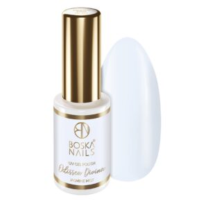 Boska Nails Lakier Hybrydowy Odissea Divina Jasmin Mist No. 541 Biało-Błękitny 6 ml