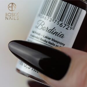Boska Nails Lakier Klasyczny do Paznokci Bordinia nr 672 Bordowy 9 ml