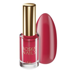 Boska Nails Lakier Klasyczny do Paznokci Malyna nr 671 Czerwono-Bordowy 9 ml