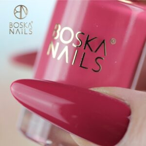 Boska Nails Lakier Klasyczny do Paznokci Malyna nr 671 Czerwono-Bordowy 9 ml