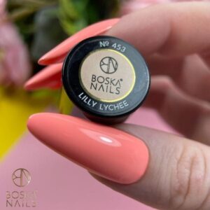 Boska Nails Lilly Lychee 453 - pastelowy różowy lakier hybrydowy 6 ml