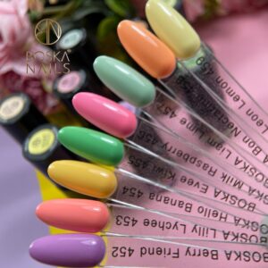 Boska Nails Lilly Lychee 453 - pastelowy różowy lakier hybrydowy 6 ml