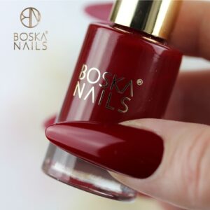 Boska Nails Madalen No. 670 Lakier Klasyczny do Paznokci Winna Czerwień 9 ml
