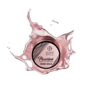 Boska Nails Picassini Metallic Paint Gel Rose Gold Żel do Zdobień 5 ml