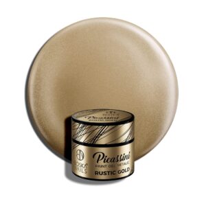 Boska Nails Picassini Metallic Rustic Gold Żel do Zdobień Złoty 5 ml