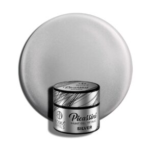 Boska Nails Picassini Metallic Silver Żel do Zdobień Srebrny 5 ml