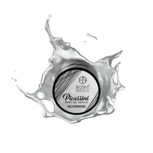 Boska Nails Picassini Metallic Silverinio Żel do Zdobień Srebrny 5 ml