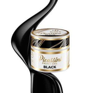 Boska Nails Picassini Paint Gel Black Żel do Zdobień Czarny 5 ml