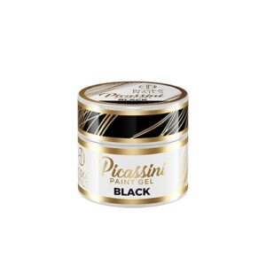 Boska Nails Picassini Paint Gel Black Żel do Zdobień Czarny 5 ml