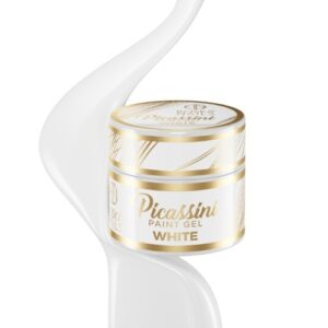 Boska Nails Picassini Paint Gel White Żel do Zdobień Biały 5 ml