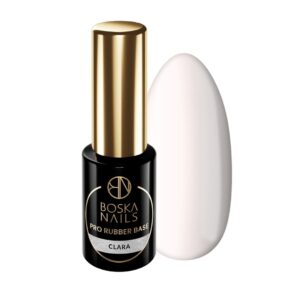 Boska Nails Pro Rubber Base Clara Baza Kauczukowa Transparentna 6 ml