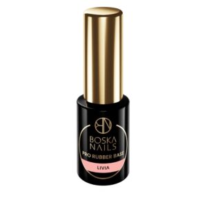 Boska Nails Pro Rubber Base Livia Baza Kauczukowa Cover Pink 6 ml