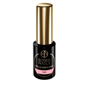 Boska Nails Pro Rubber Base Mia – Baza Kauczukowa Cover Jasny Róż 6 ml