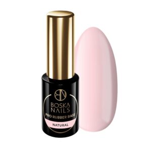 Boska Nails Pro Rubber Base Natural Baza Kauczukowa Jasny Róż 6 ml