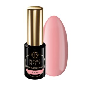 Boska Nails Pro Rubber Base Stella – Baza Kauczukowa Cover Pink 6 ml