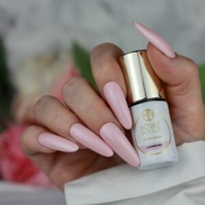 Boska Nails Say Yes Flower Girl No. 414 – Jasnoróżowy Lakier Hybrydowy z Drobinkami 6 ml