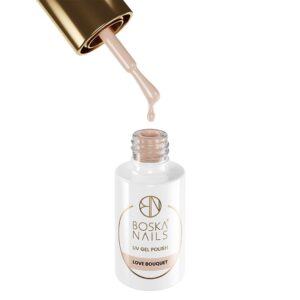 Boska Nails Say Yes Love Bouquet 411 - mlecznoróżowy lakier hybrydowy nude 6 ml