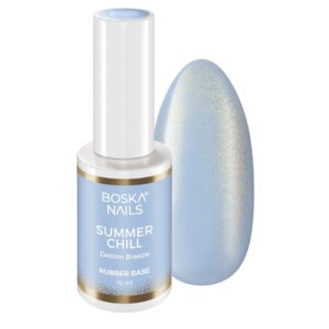 Boska Nails Summer Chill Denim Breeze – Baza Kauczukowa Jasny Jeans 10 ml