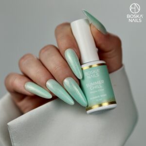 Boska Nails Summer Chill Mojito Glow – Baza Kauczukowa Zielona 10 ml