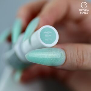 Boska Nails Summer Chill Mojito Glow – Baza Kauczukowa Zielona 10 ml