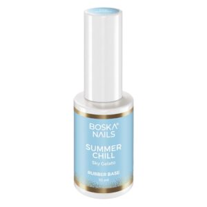 Boska Nails Summer Chill Sky Gelato – Baza Kauczukowa Błękitna 10 ml