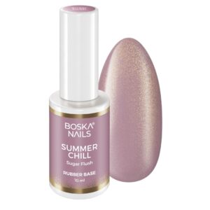 Boska Nails Summer Chill Sugar Flush – Baza Kauczukowa Fioletowa 10 ml