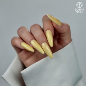 Boska Nails Summer Chill Vanilla Glow – Baza Kauczukowa Jasnożółta 10 ml