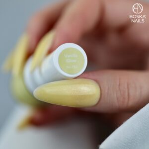 Boska Nails Summer Chill Vanilla Glow – Baza Kauczukowa Jasnożółta 10 ml