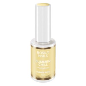 Boska Nails Summer Chill Vanilla Glow – Baza Kauczukowa Jasnożółta 10 ml