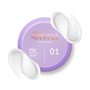 DIVNA Fix Jelly Gel 01 Mleczny - żel budujący galaretka 15 ml