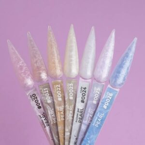 DNKa' Builder Gel #0021 Pearl 15 ml – Żel Budujący z Brokatem