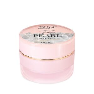 EM Nail Fairy Pearl Art Gel White 1 – Perłowy Żel do Zdobień 3D