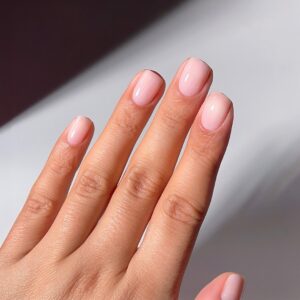 PB Nails Bottle Gel No.07 mleczno różowy żel w butelce z drobinkami 8 ml