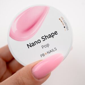 PB Nails Nano Shape Pop Intensywnie Różowy Żel Budujący Samopoziomujący 15 g