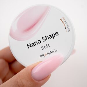 PB Nails Nano Shape Soft Jasnoróżowy Żel Budujący Samopoziomujący 15 g
