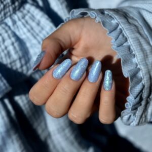 Saute Nails Zestaw Water Top Step 1 + Step 2 Efekt Kropli 3D 2x8 ml