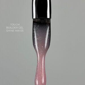 TOUCH Builder Gel Shine Mix 03 Jasnoróżowy Żel Budujący z Drobinką 15 ml