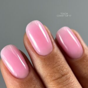 TOUCH Cover Top 17 Nasycony Różowy Top Hybrydowy Bez Przemywania 7 ml