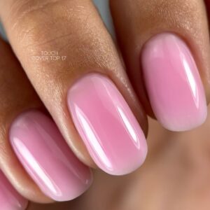 TOUCH Cover Top 17 Nasycony Różowy Top Hybrydowy Bez Przemywania 7 ml