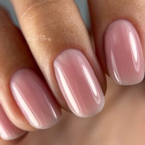 TOUCH Cover Top 19 Przygaszony Różowy Top Hybrydowy Bez Przemywania 7 ml
