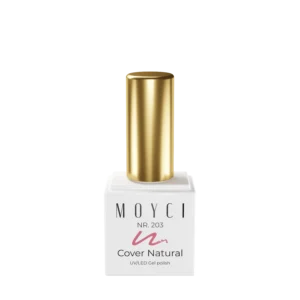 Moyci 203 Cover Natural 6 ml – Naturalny Półtransparentny Lakier Hybrydowy - obrazek 3